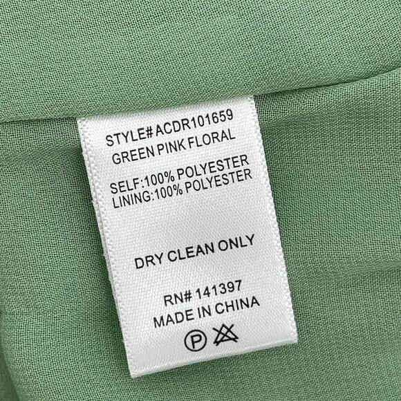 ASTR THE LABEL Giova Dress Size Large Maxi Wedding Cocktail Evening Floral Satin - Picture 15 of 15